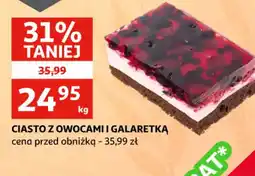 Auchan CIASTO Z OWOCAMI I GALARETKA oferta