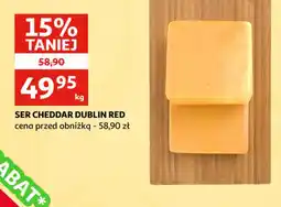 Auchan SER CHEDDAR DUBLIN RED oferta