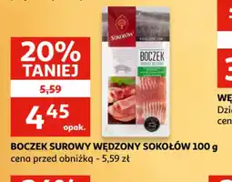 Auchan Boczek Surowy Wędzony Sokołów oferta