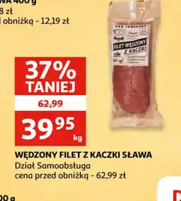 Auchan WEDZONY FILET Z KACZKI SLAWA oferta