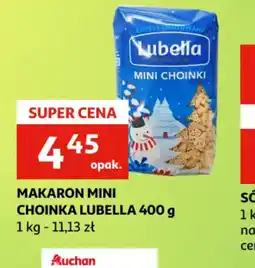 Auchan MAKARON MINI CHOINKA LUBELLA oferta