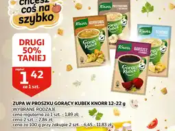 Auchan ZUPA W PROSZKU GORACY KUBEK KNORR oferta