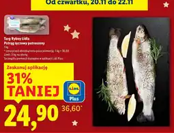 Lidl Pstrąg tęczowy patroszony Targ Rybny Lidla oferta
