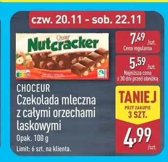 Czekolada mleczna z całymi orzechami laskowymi Nutcracker