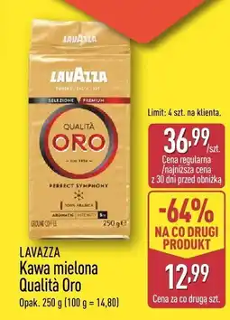 ALDI Kawa mielona Qualità Oro Lavazza oferta