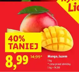 Lidl Mango, luzem Lidl oferta