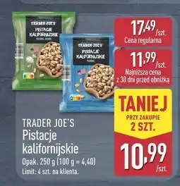 ALDI Pistacje kalifornijskie Trade Joe's oferta