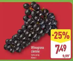 ALDI Winogrona ciemne Aldi oferta