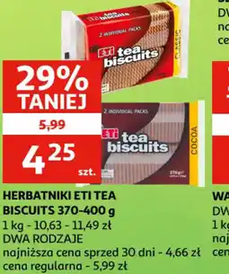 Auchan HERBATNIKI ETI TEA BISCUITS oferta
