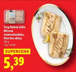 Lidl Targ Rybny Lidla Miruna nowozelandzka, filet bez skóry oferta