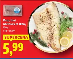 Lidl Karp, filet nacinany ze skórą Lidl oferta