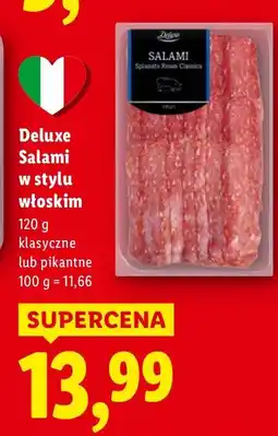 Lidl Salami w stylu włoskim klasyczne lub pikantne Deluxe oferta