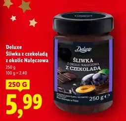 Lidl Śliwka Deluxe Śliwka z czekoladą z okolic Nałęczowa oferta