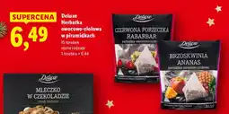 Lidl Herbatka Deluxe Herbatka owocowo-ziołowa Brzoskwinia Ananas oferta