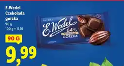 Lidl Czekolada E.Wedel gorzka oferta