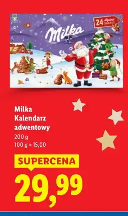Lidl Kalendarz adwentowy Milka oferta