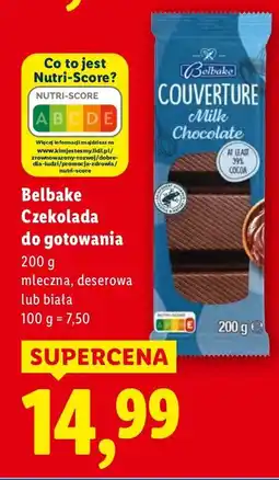 Lidl Czekolada do gotowania Belbake oferta