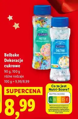 Lidl Dekoracje cukrowe Belbake oferta