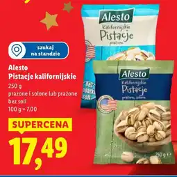 Lidl Pistacje kalifornijskie Alesto oferta