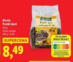 Lidl Pestki dyni Alesto oferta