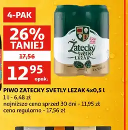 Auchan PIWO ZATECKY SVETLY LEZAK oferta