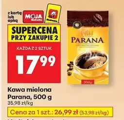 Biedronka Kawa mielona 500g Parana oferta