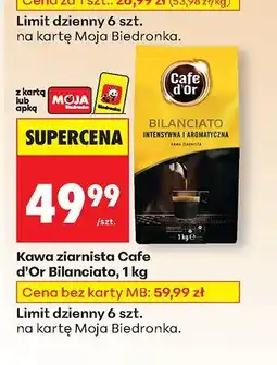 Biedronka Kawa ziarnista Bilanciata 1kg Cafe d'Or oferta