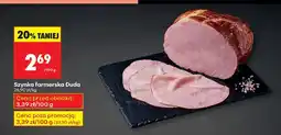 Biedronka Szynka farmerska Duda oferta
