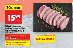 Biedronka Schab wieprzowy kotlety Mega Paka Kraina Mięs oferta