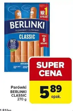 Globi Parówki BERLINKI CLASSIC 270g oferta