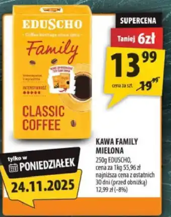 Kawa family mielona Eduscho Classic Coffee
