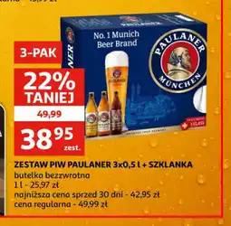 Auchan ZESTAW PIW PAULANER oferta