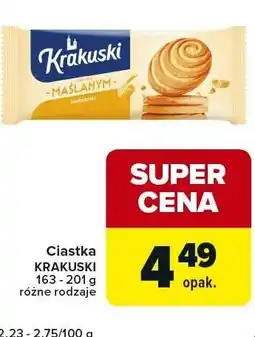 Globi Ciastka KRAKUSKI różne rodzaje 163-201g oferta
