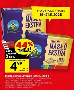 Twój Market Masło ekstra Łowickie 82% tł. Łowicz oferta