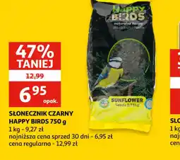 Auchan SLONECZNIK CZARNY HAPPY BIRDS oferta