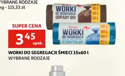 Auchan Worki do segregacji śmieci oferta