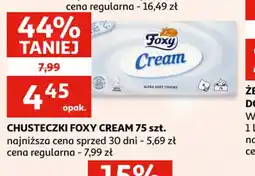 Auchan CHUSTECZKI FOXY CREAM oferta