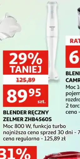 Auchan BLENDER RECZNY ZELMER oferta