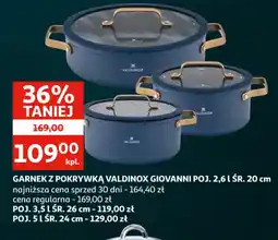 Auchan GARNEK Z POKRYWKA VALDINOX GIOVANNI oferta