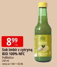 E.Leclerc Sok imbir z cytryną Bionaturo oferta