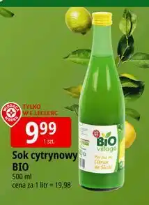 E.Leclerc Sok cytrynowy Wiodąca Marka Bio Village oferta