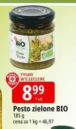 E.Leclerc Pesto zielone bio Wiodąca Marka Bio Village oferta