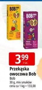 E.Leclerc Przekąska jabłko - czarna porzeczka Bob Snail oferta