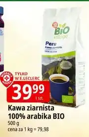 E.Leclerc Kawa peru Wiodąca Marka Bio Village oferta