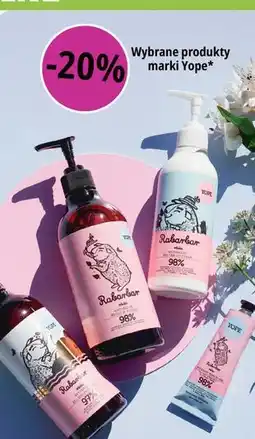E.Leclerc Krem do rąk rabarbar i róża Yope oferta