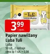 E.Leclerc Papier toaletowy nawilżany żółty Luba Tuli oferta