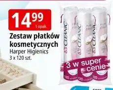 E.Leclerc Płatki kosmetyczne pure effect okrągłe Cleanic oferta