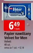 E.Leclerc Papier toaletowy nawilżany for men Velvet oferta