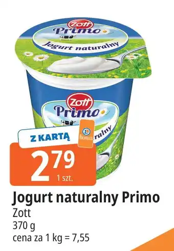 Jogurt naturalny Zott Primo