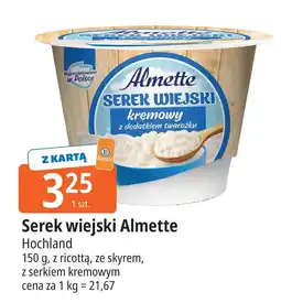E.Leclerc Serek wiejski z twarożkiem kremowym Hochland Almette oferta